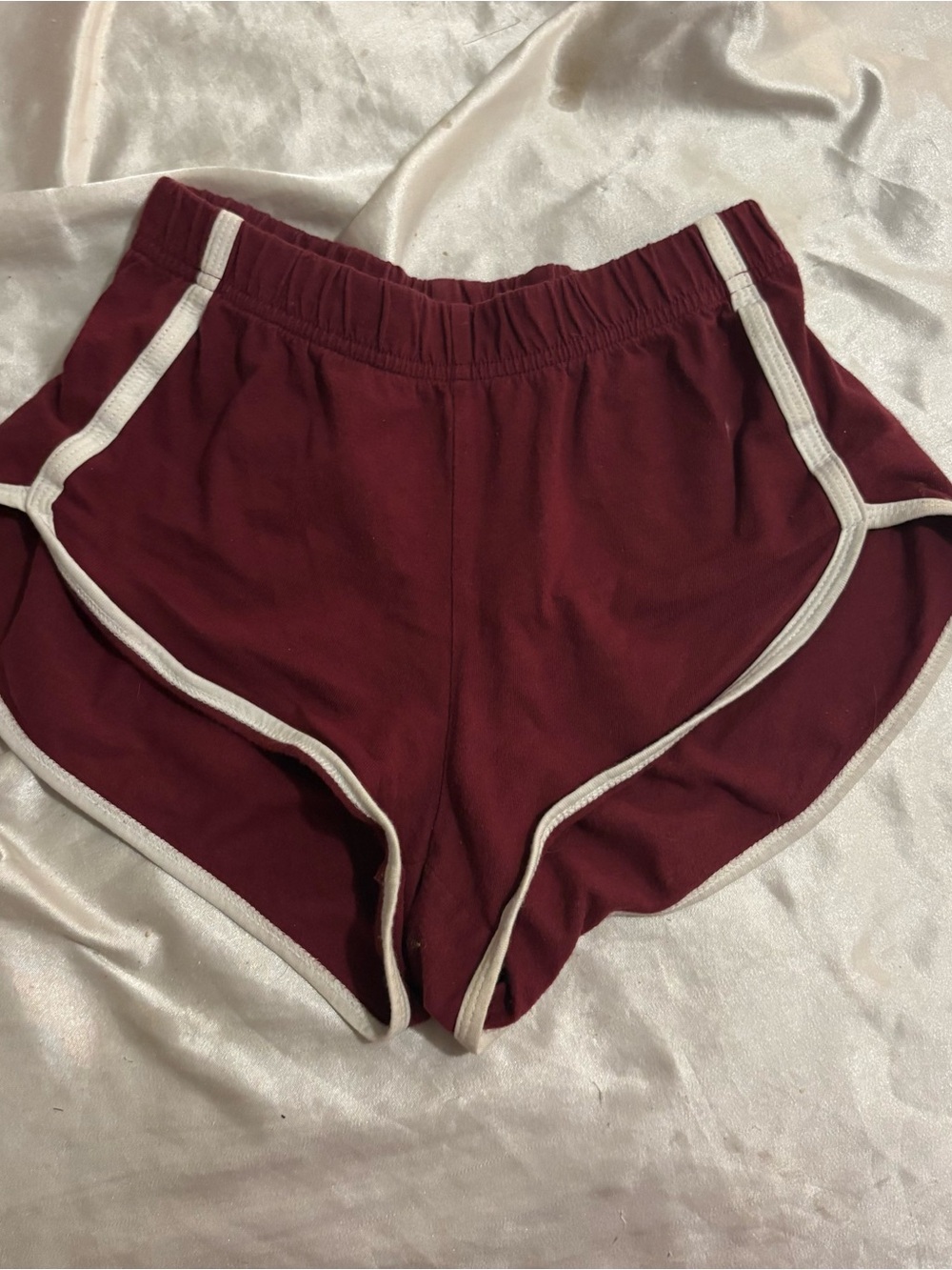 Aeropostale Maroon micro Sweat Shorts